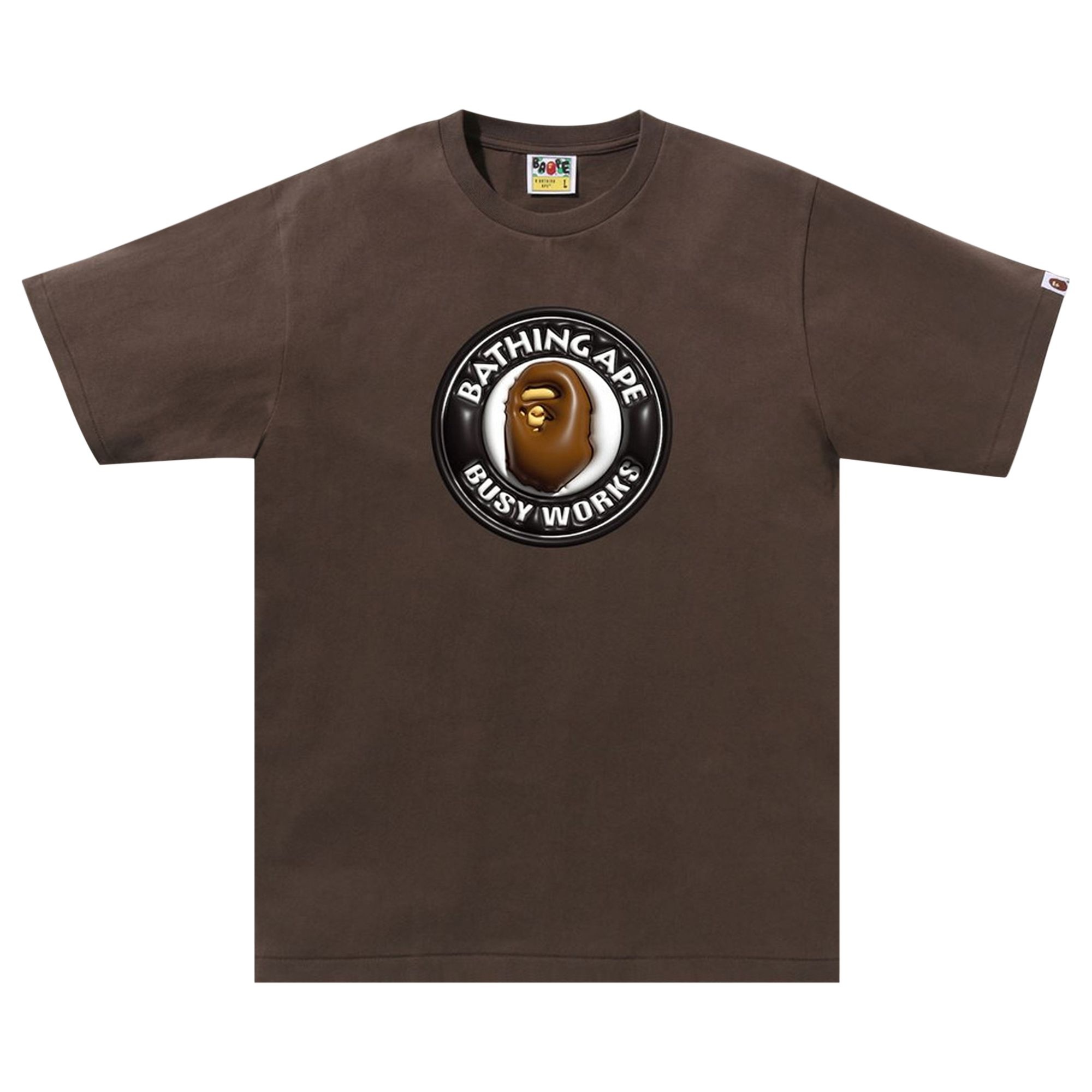 BAPE 3D Busy Works Tee 'Brown' - 1