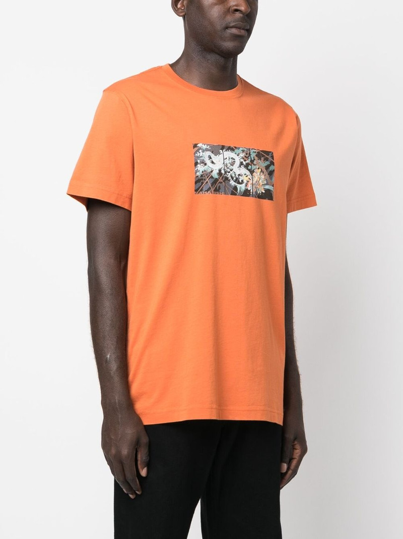 graphic-print organic cotton T-shirt 3