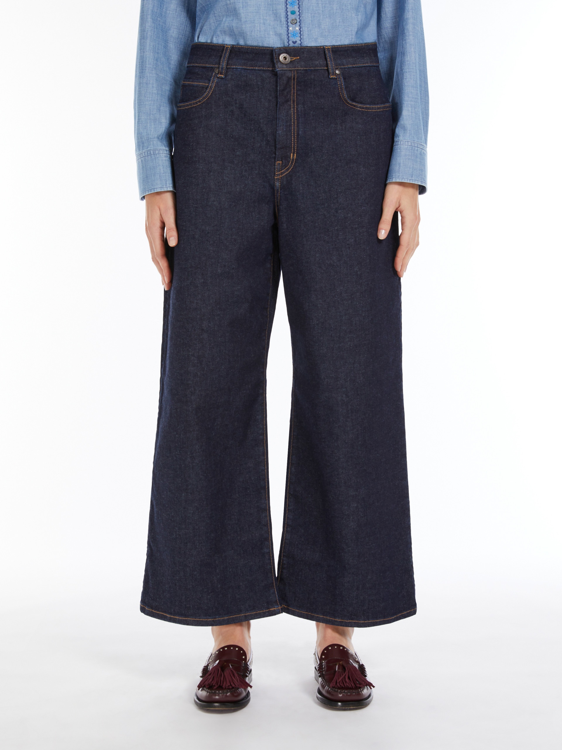 JAMES Flared cotton denim jeans - 3