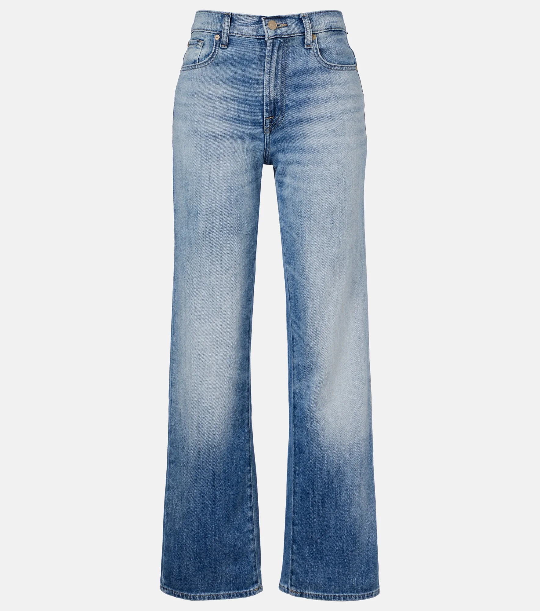 Stovepipe straight jeans - 1