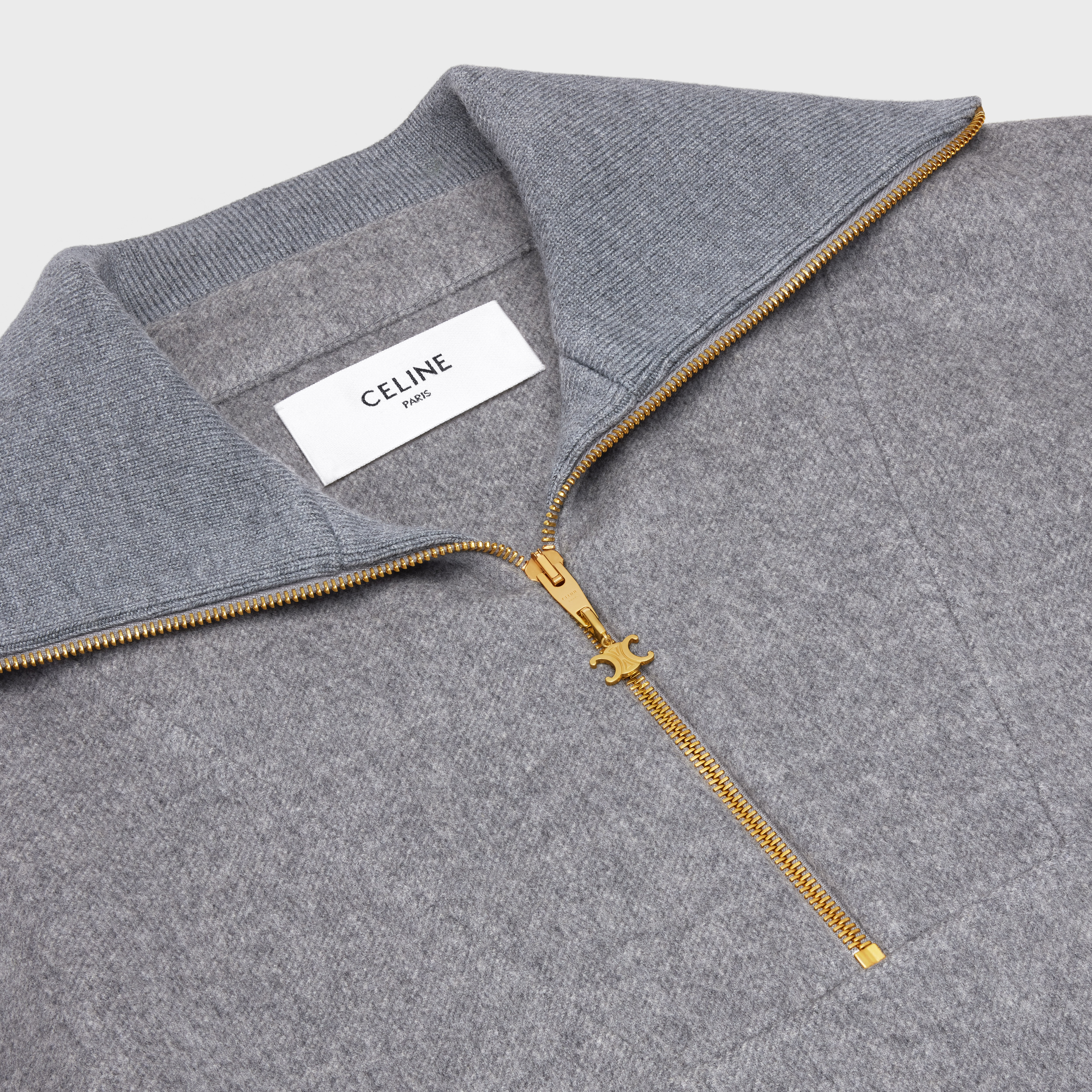 Egg pea jacket in double face cashmere - 3
