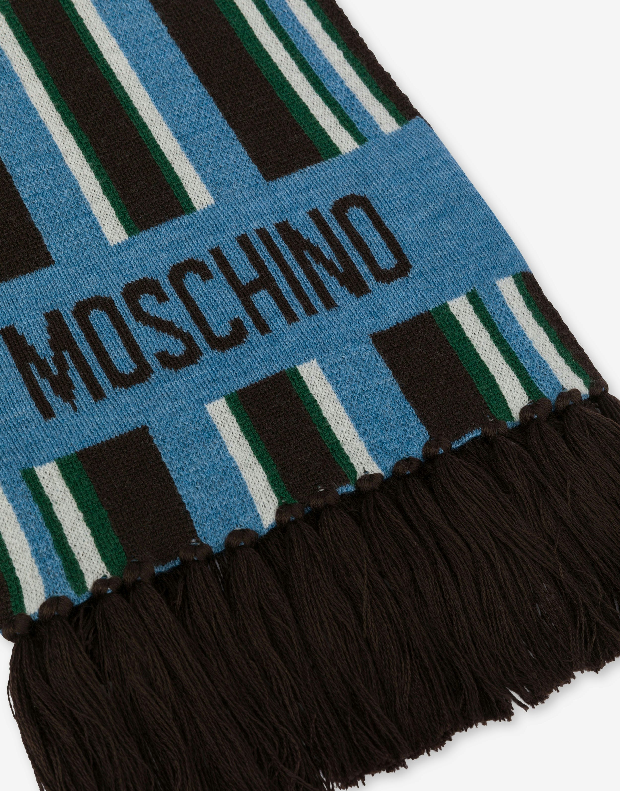 MULTI STRIPES WOOL SCARF - 3