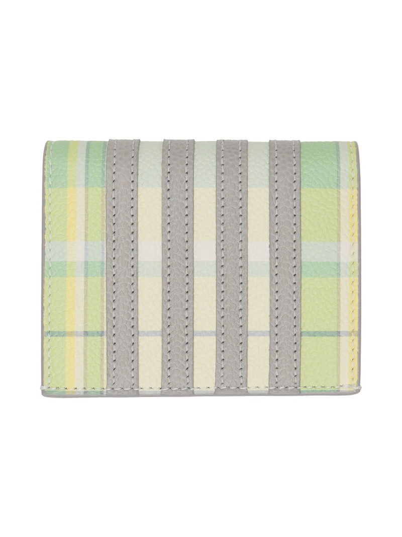 plaid 가죽 지갑 1