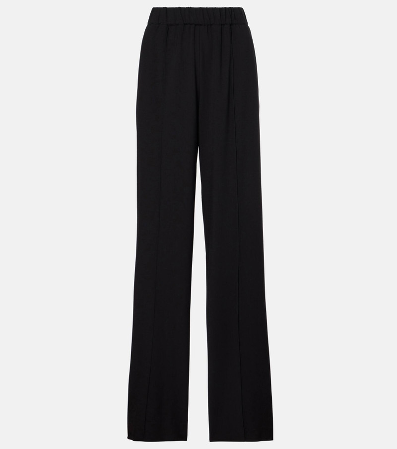 Wool straight pants - 1