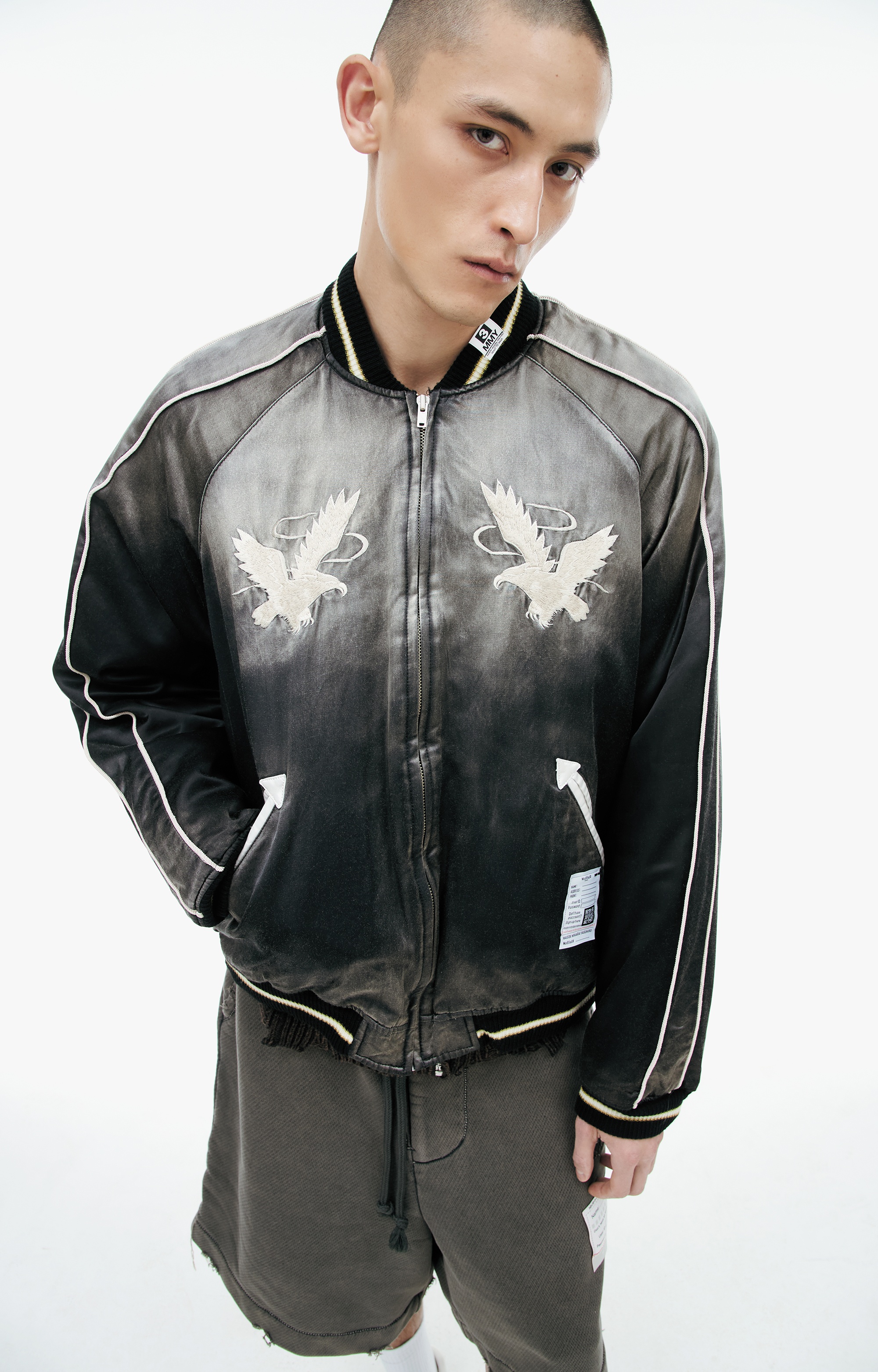 COTTON BOMBER WITH PATCHES - 4
