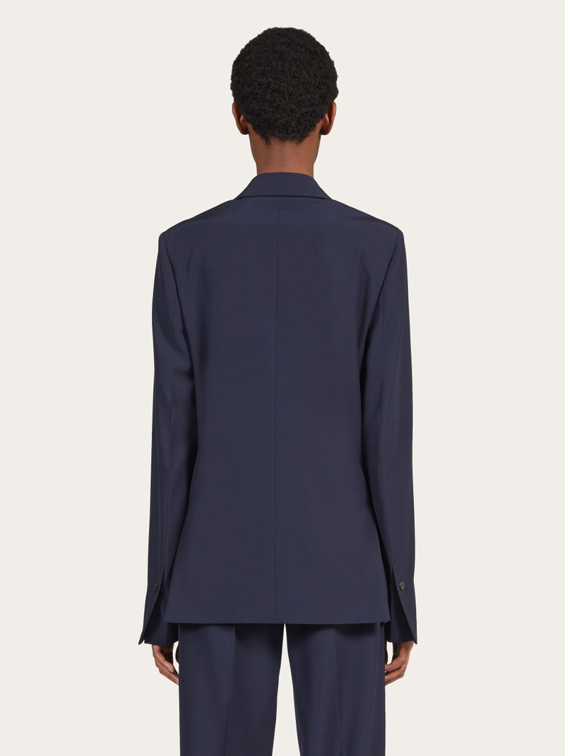 더블 breasted 모직 blazer 3
