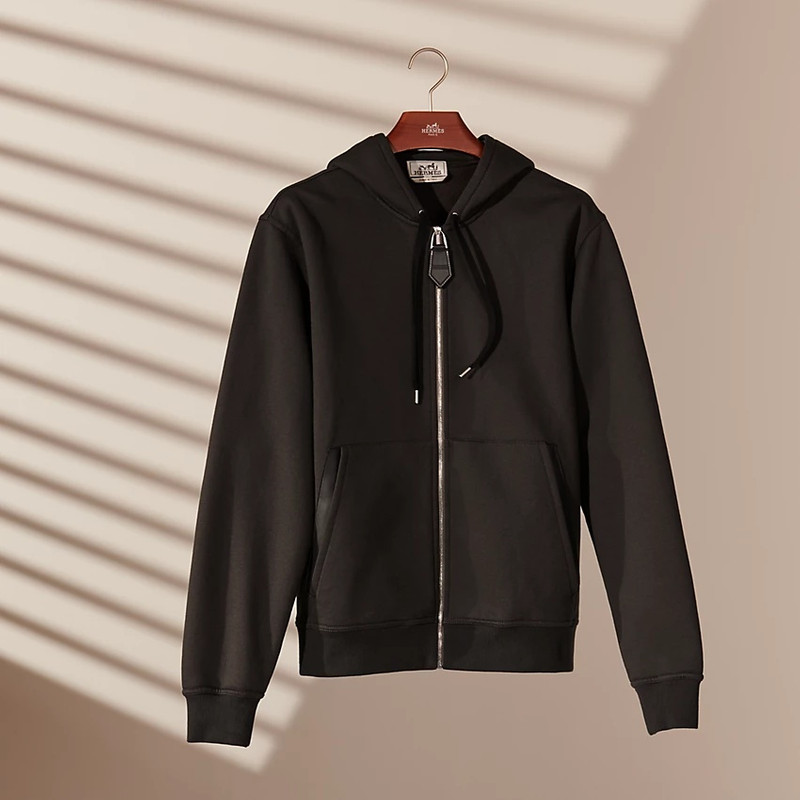 Hooded jogging sweater 1