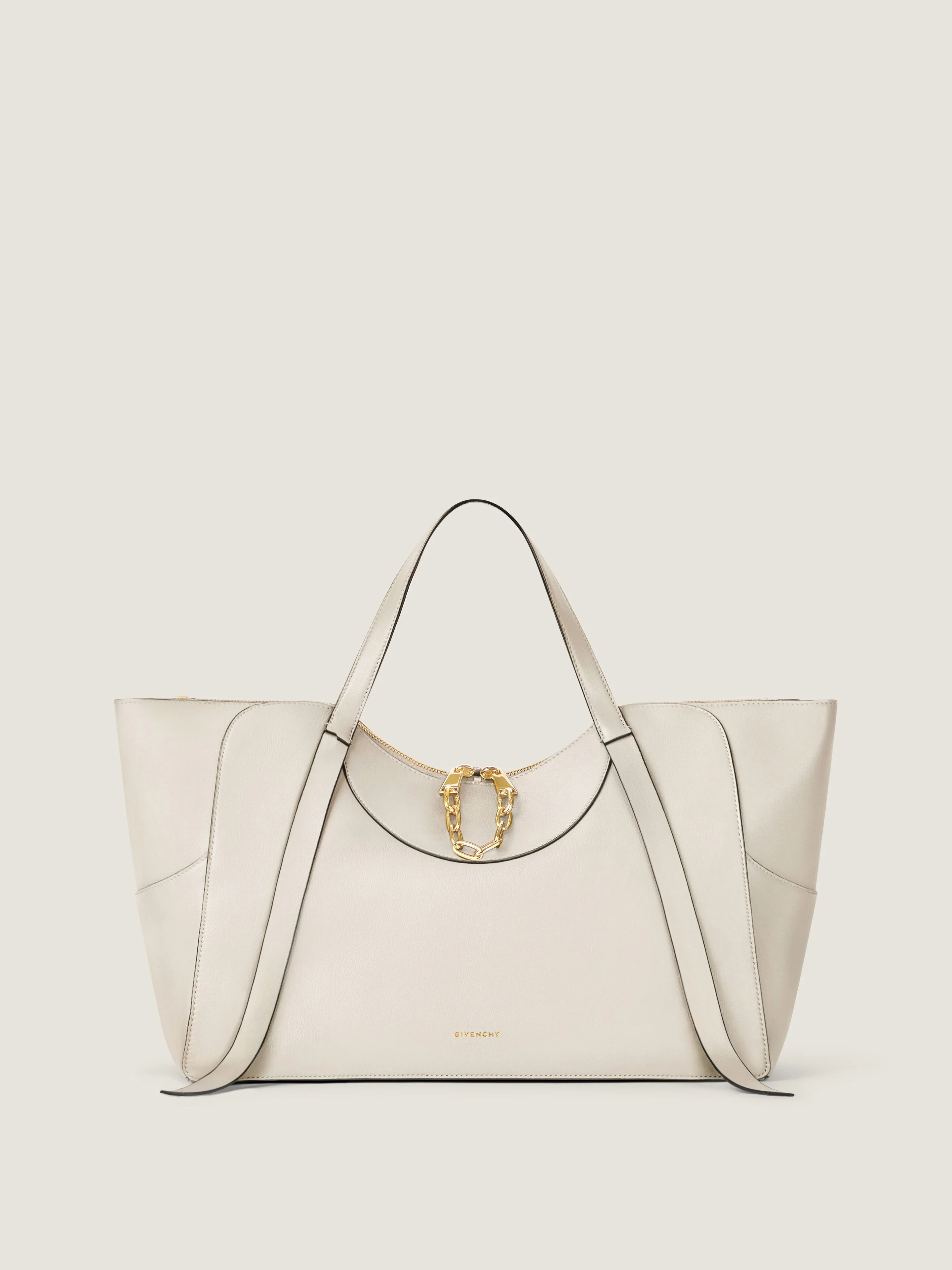 LARGE THE SNATCH BAG IN GRAINED LEATHER - 1