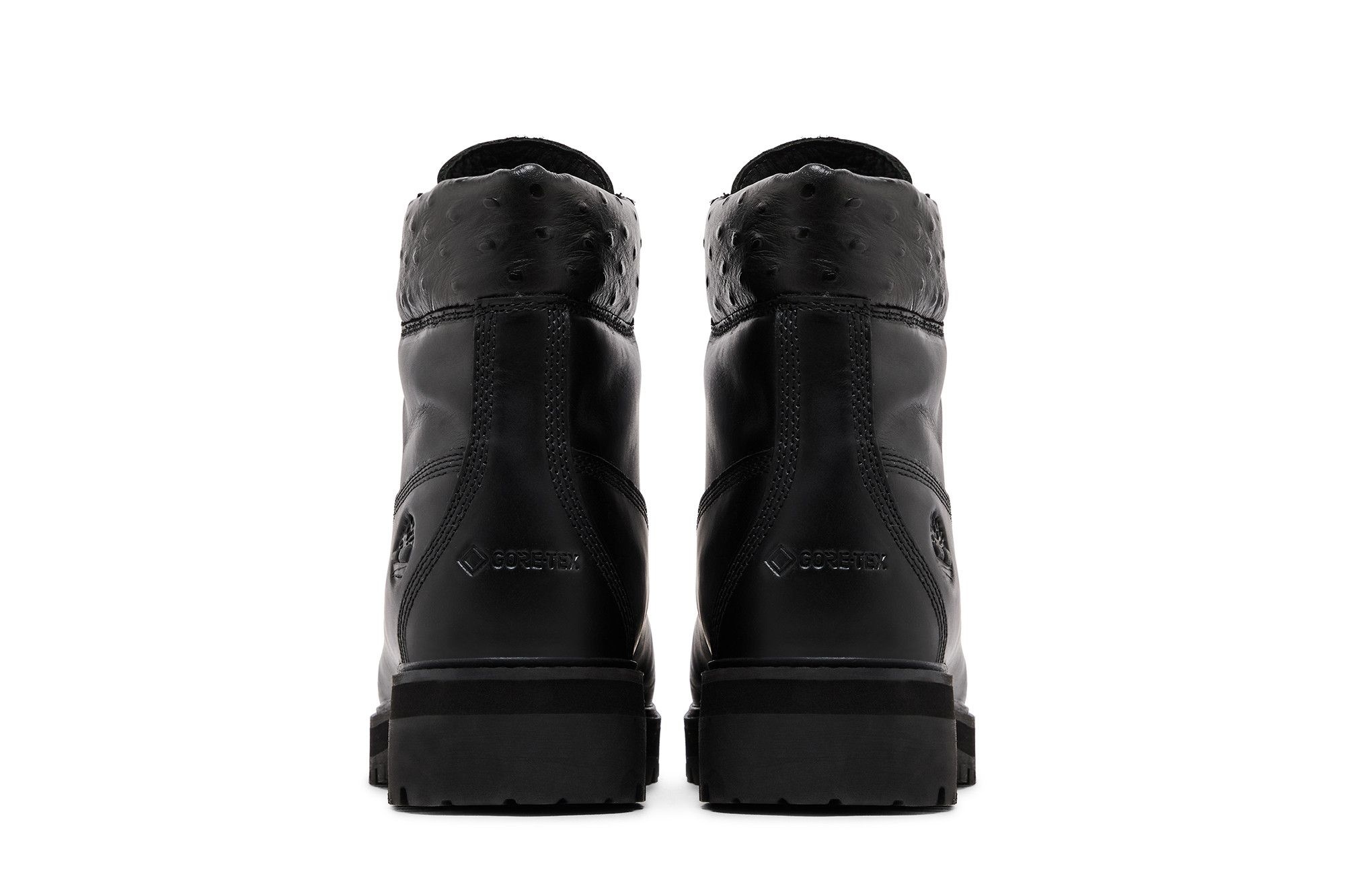 6 Inch Premium Stack Boot 'Black' - 6
