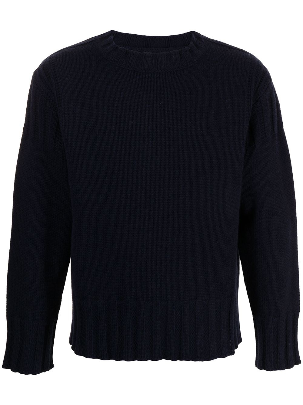 crew-neck cashmere jumper - 1