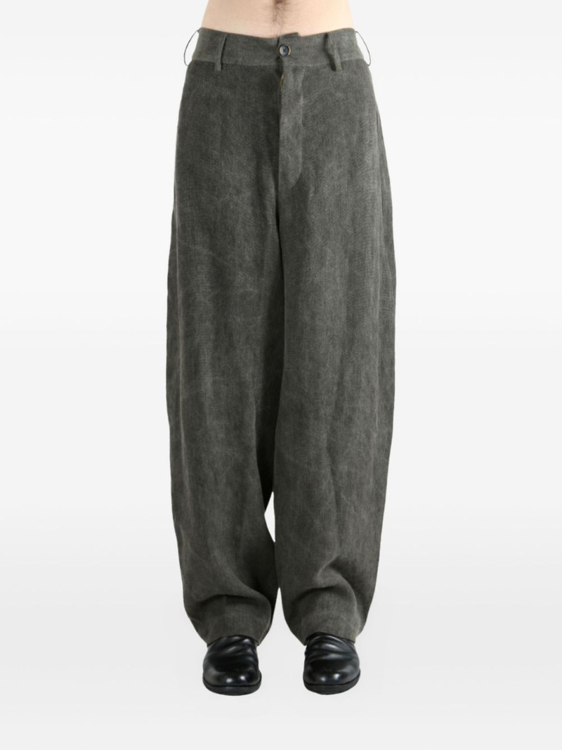 UMA WANG Patina linen trousers outlook