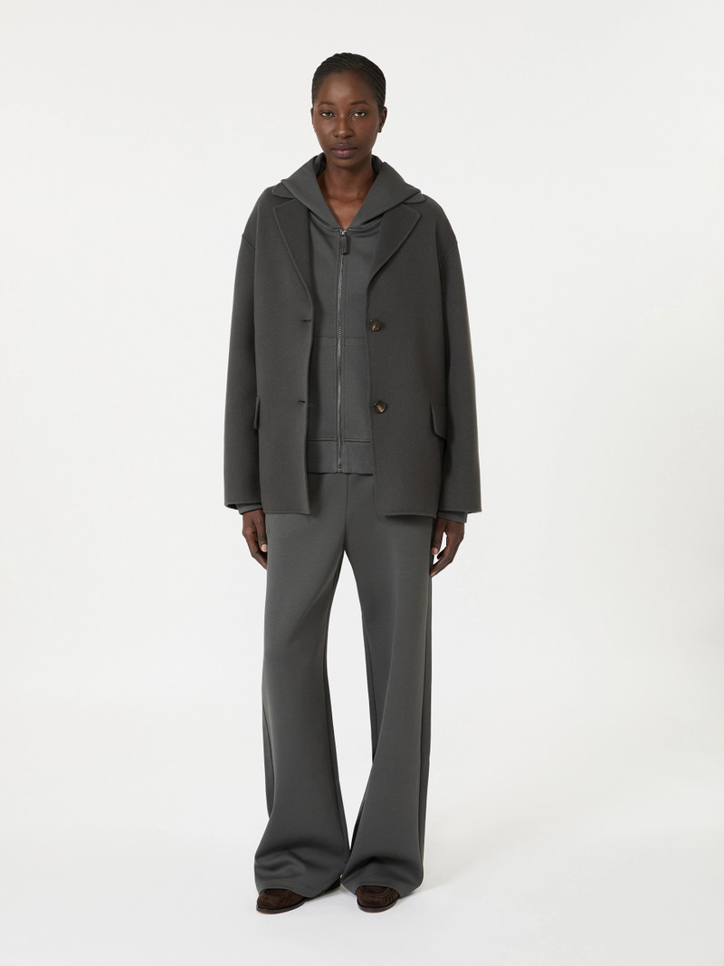 'S Max Mara BALI Double jersey wide-leg trousers - DARK GREY outlook
