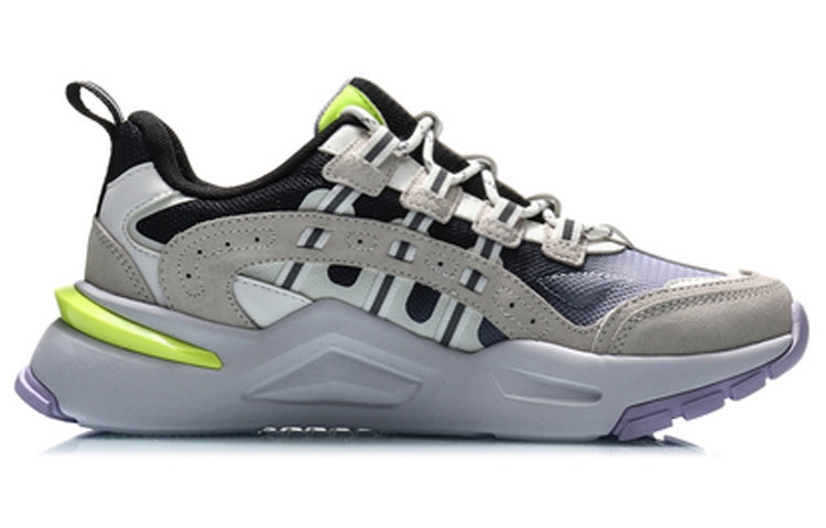 (WMNS) Li-Ning Reverses 'Grey Neon Yellow' AGCQ182-1 - 2