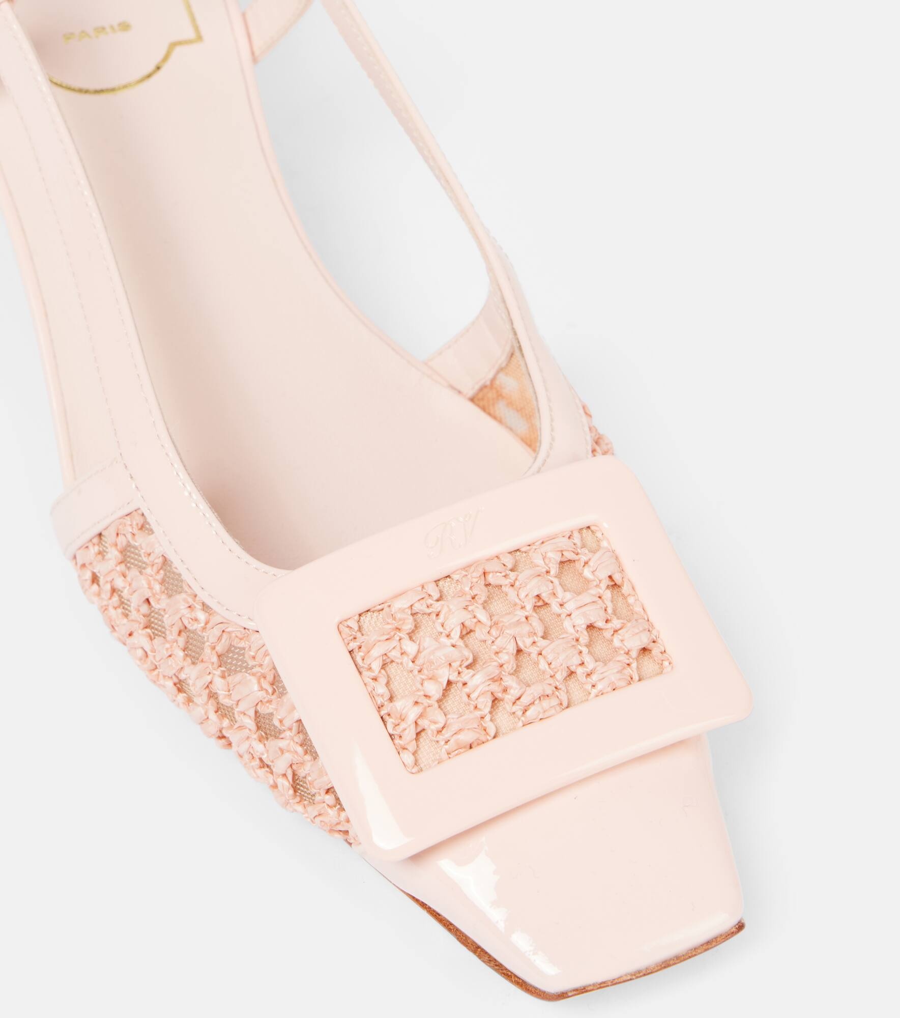 Belle Vivier 45 crochet slingback pumps - 5