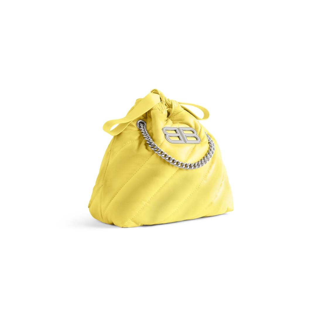 Women's Crush Xs Tote Bag Sprayed Quilted in Yellow - 2
