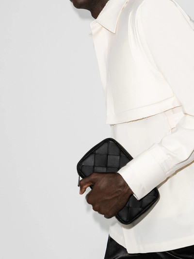 Bottega Veneta Intrecciato zip-around wallet outlook