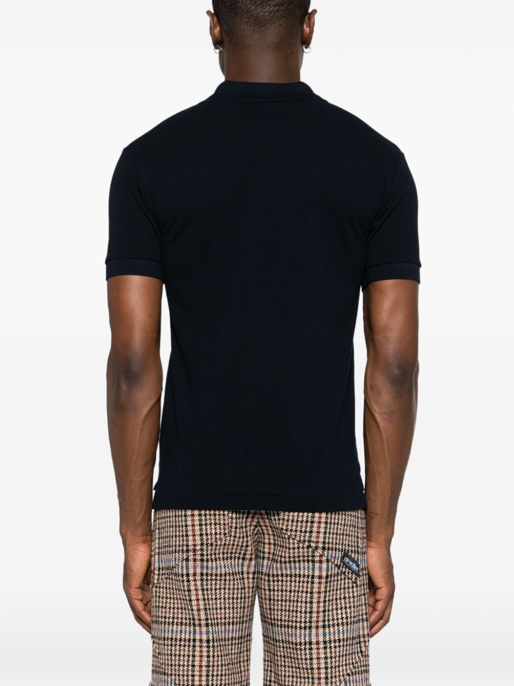 heart-patch cotton polo shirt - 5