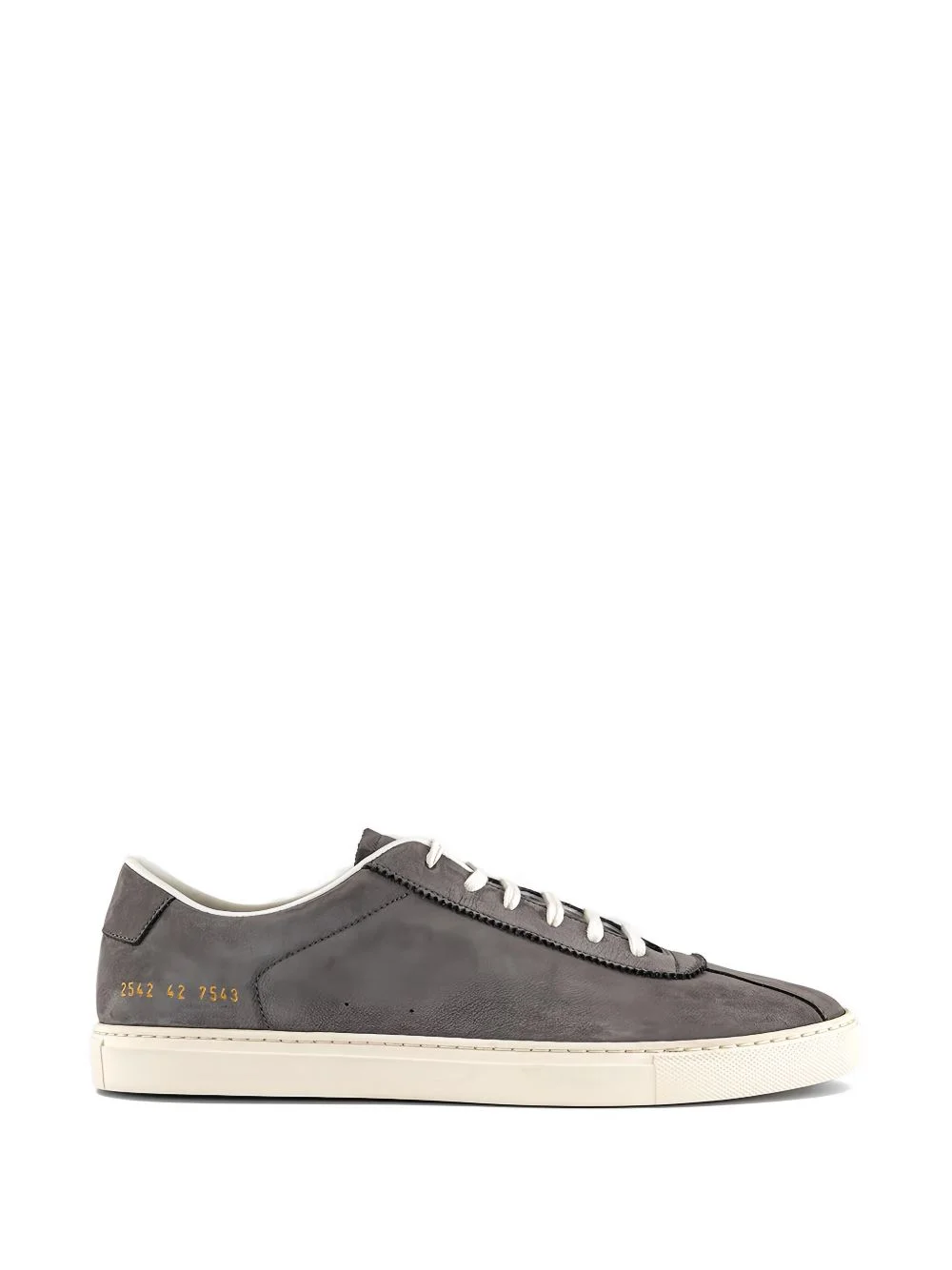 top-stitching suede sneakers - 1