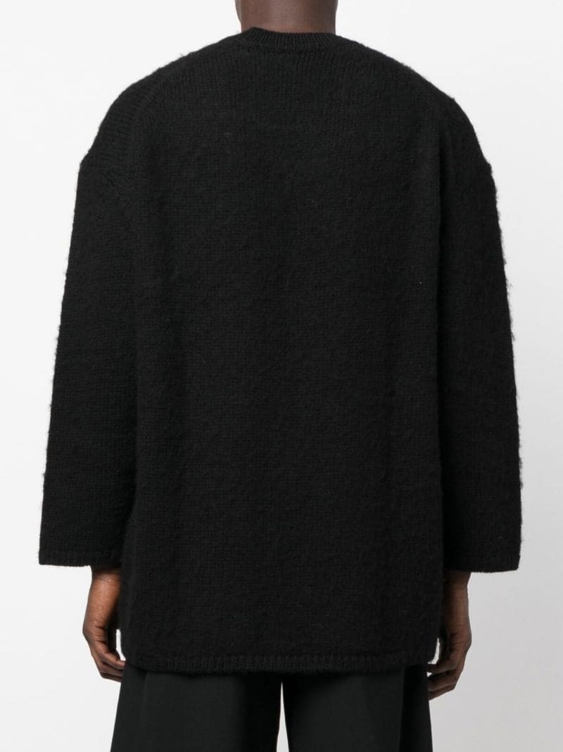 intarsia-knit wool jumper - 4