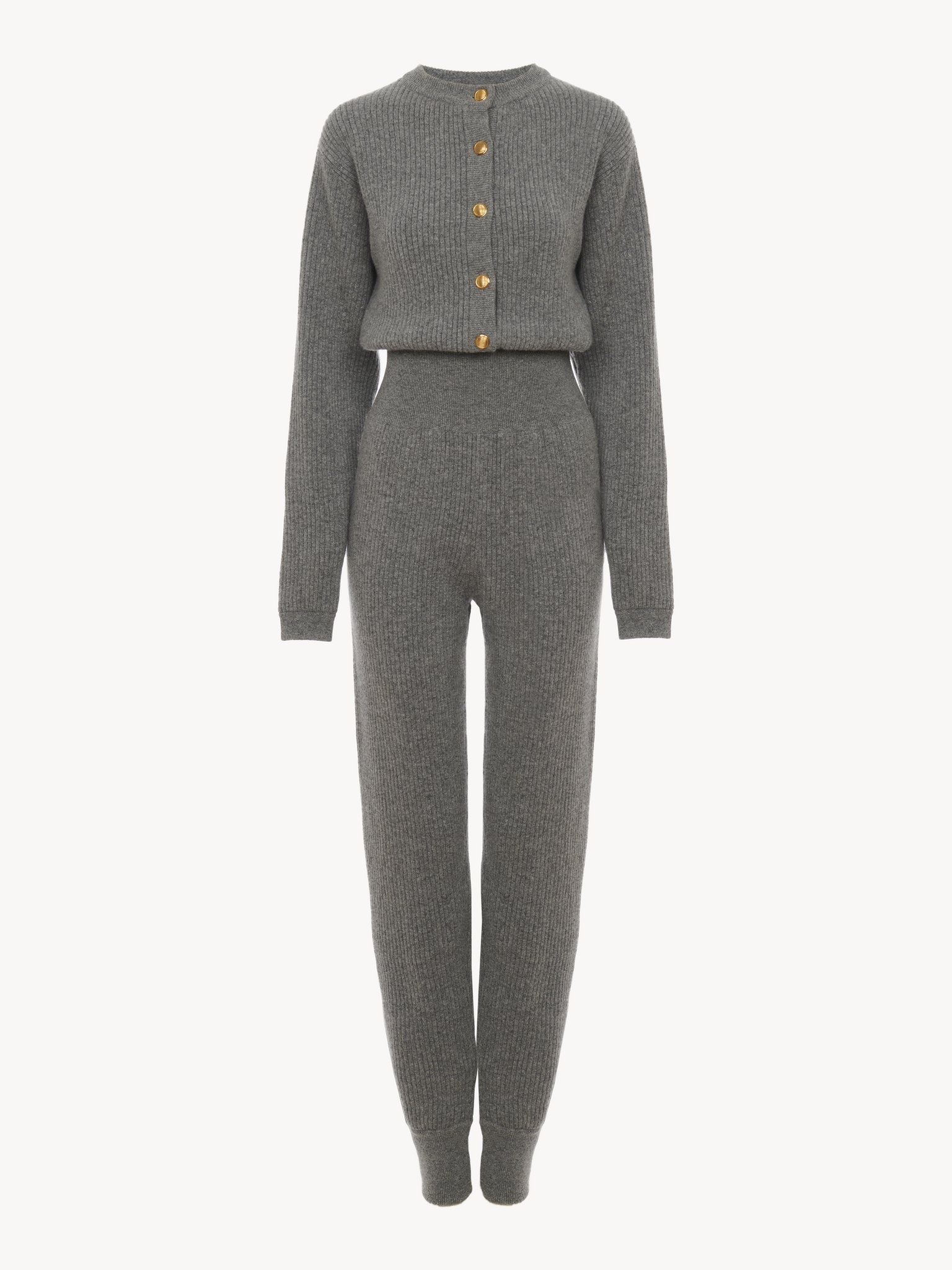 JUMPSUIT IN WOOL & CASHMERE - 2