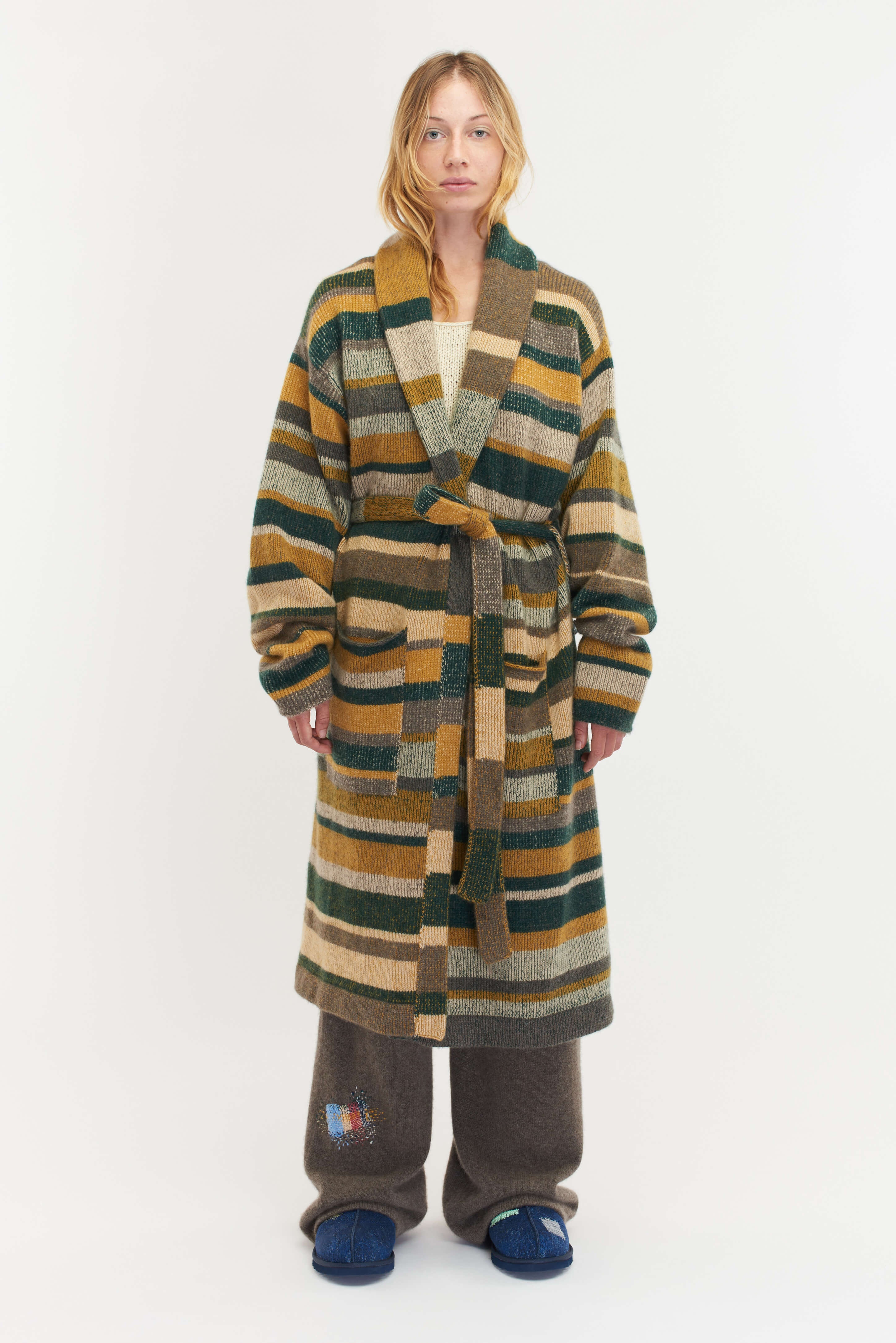 STRIPE SUPER SOFT ROBE - 6