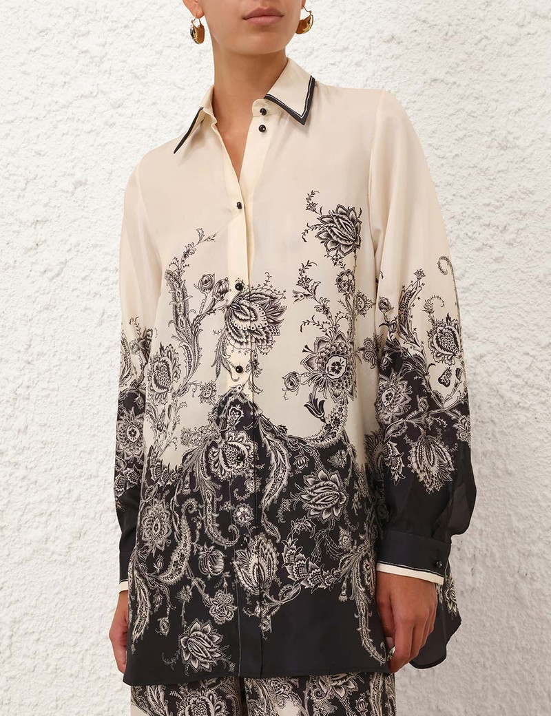Zimmermann RHIANNON RELAXED SHIRT outlook