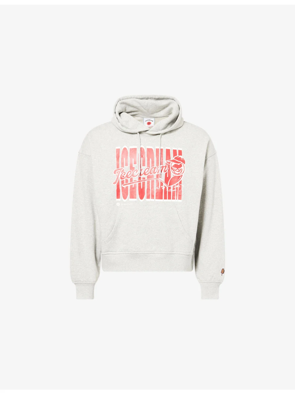 Cherry Oversized Cotton-Jersey Hoodie - 1