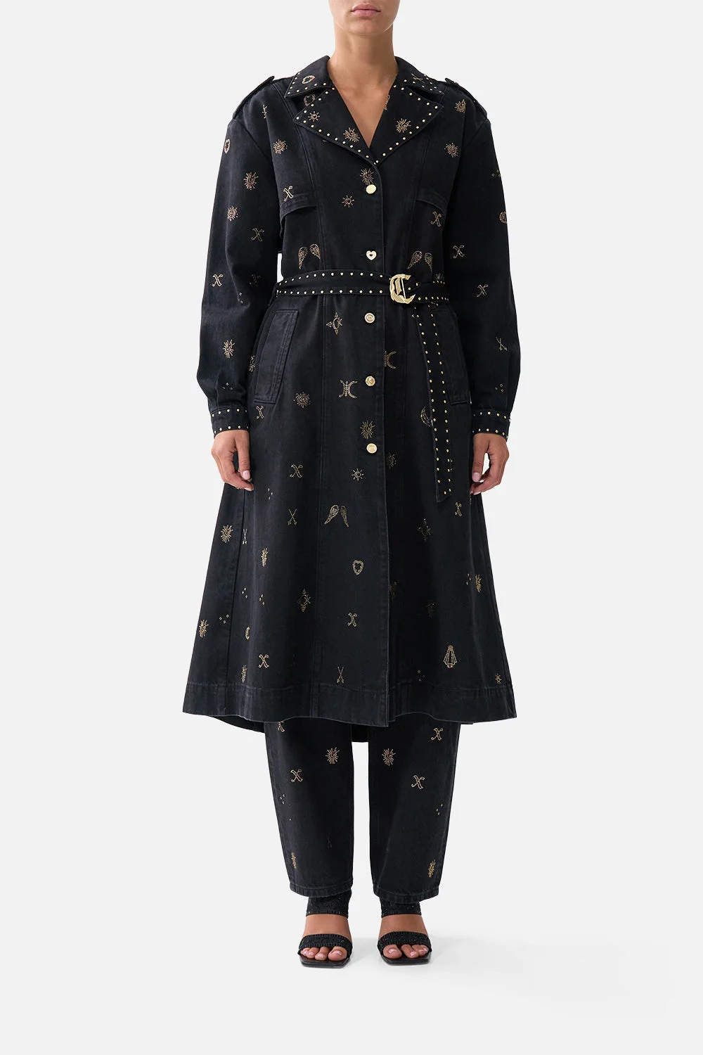 HEIRLOOM EMPIRE LONGLINE BELTED TRENCH COAT - 1