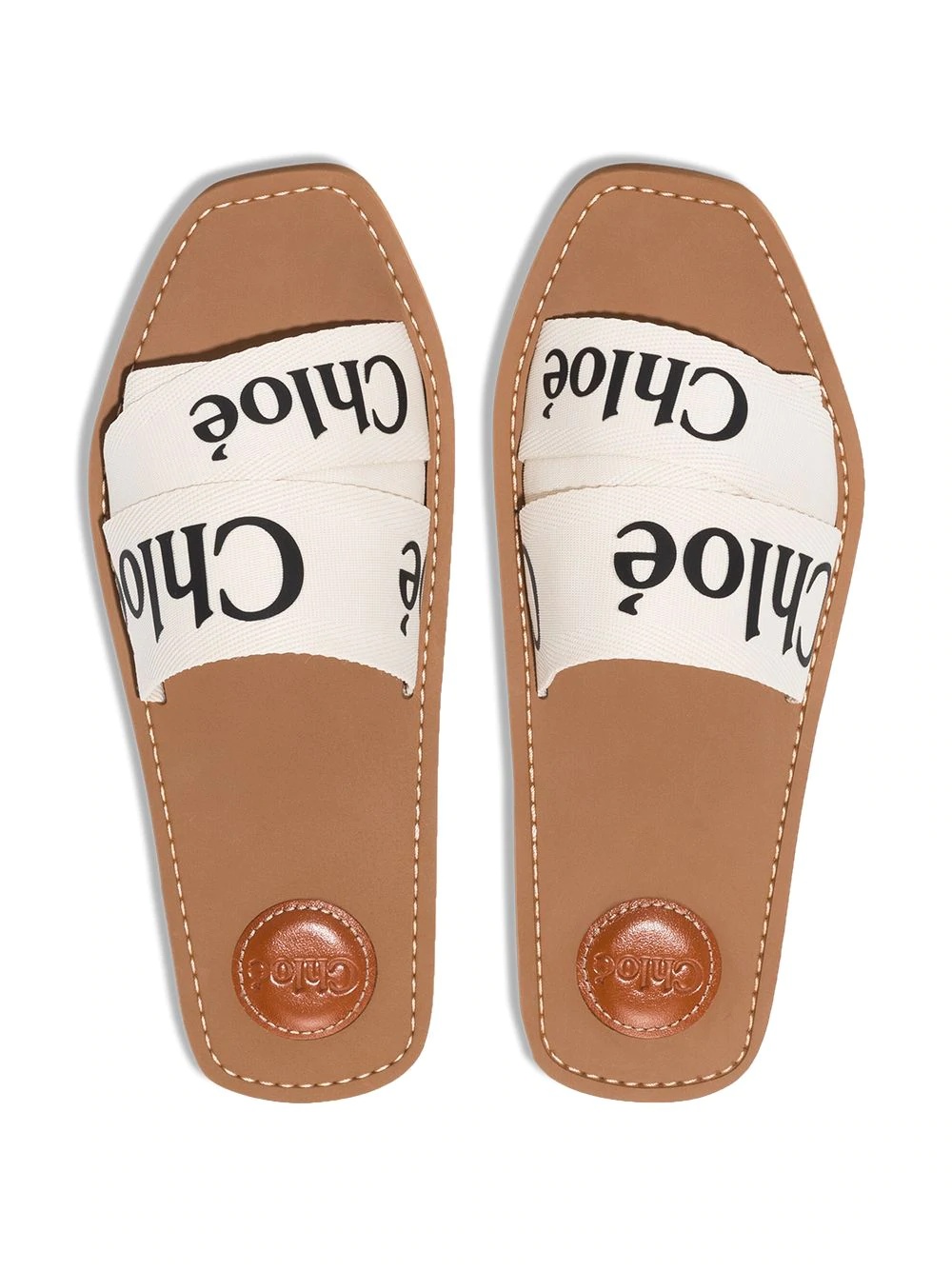 Woody logo strap slides - 4