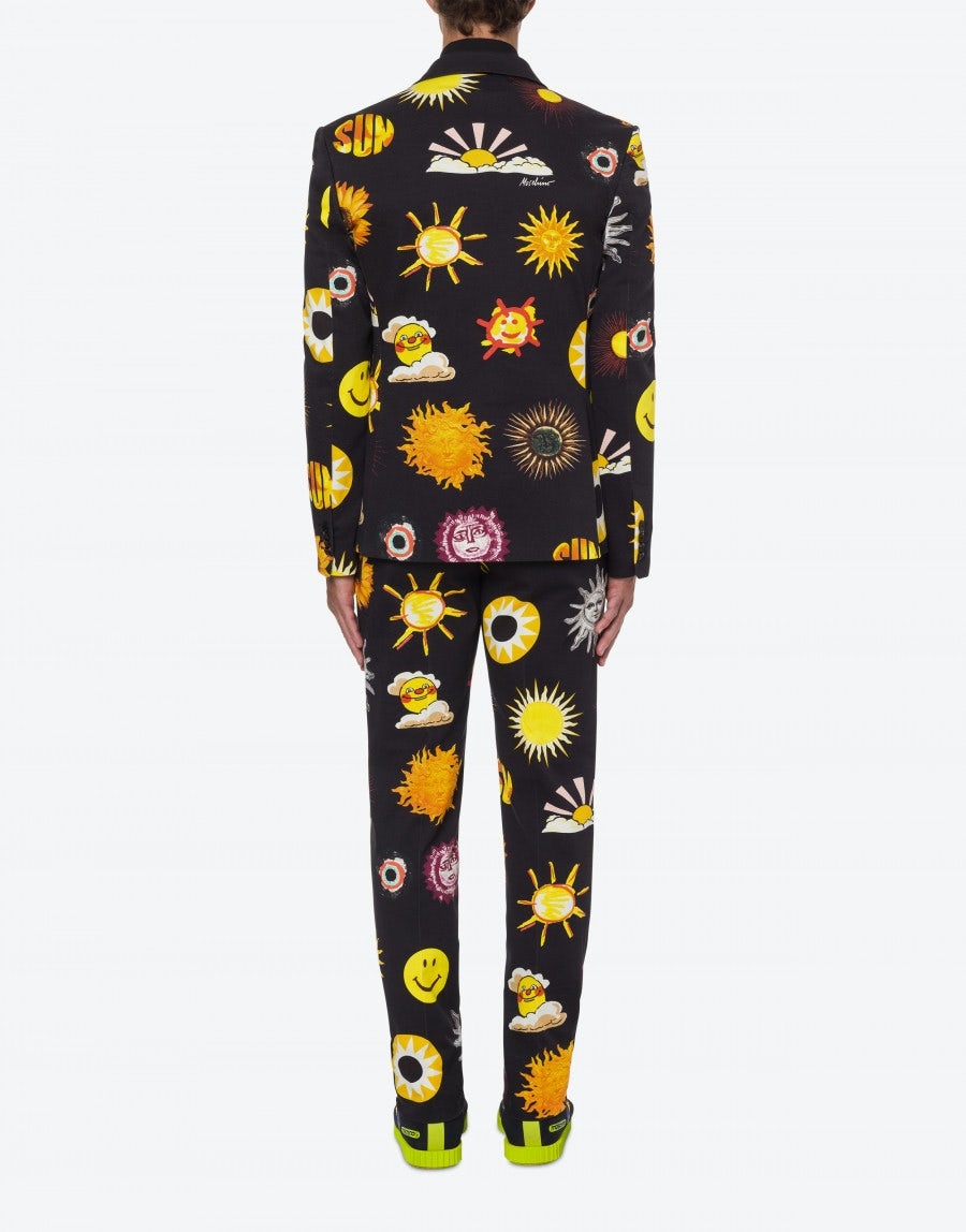 STRETCH GABARDINE ALLOVER SUN SMILEY® PRINT JACKET - 3