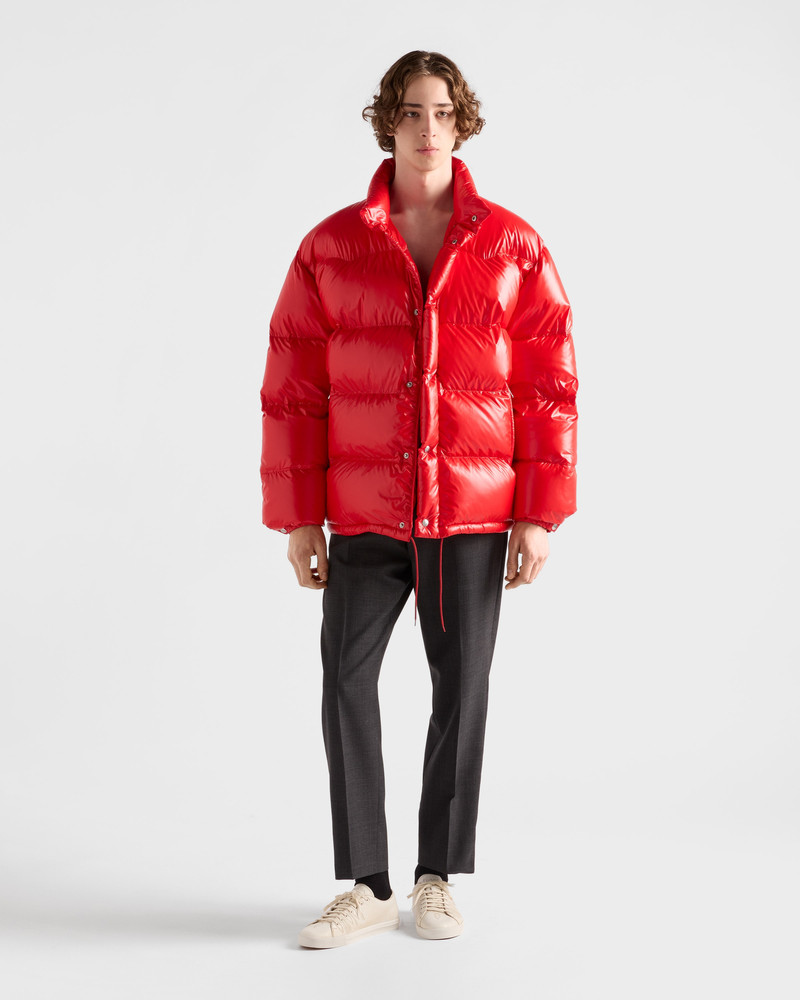 Prada Medium-weight Re-Nylon down jacket outlook