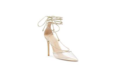 Stuart Weitzman Stuart Lace-Up 100 Pump outlook