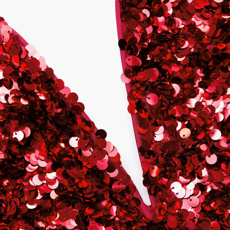 Red 3D Sequin Top 5