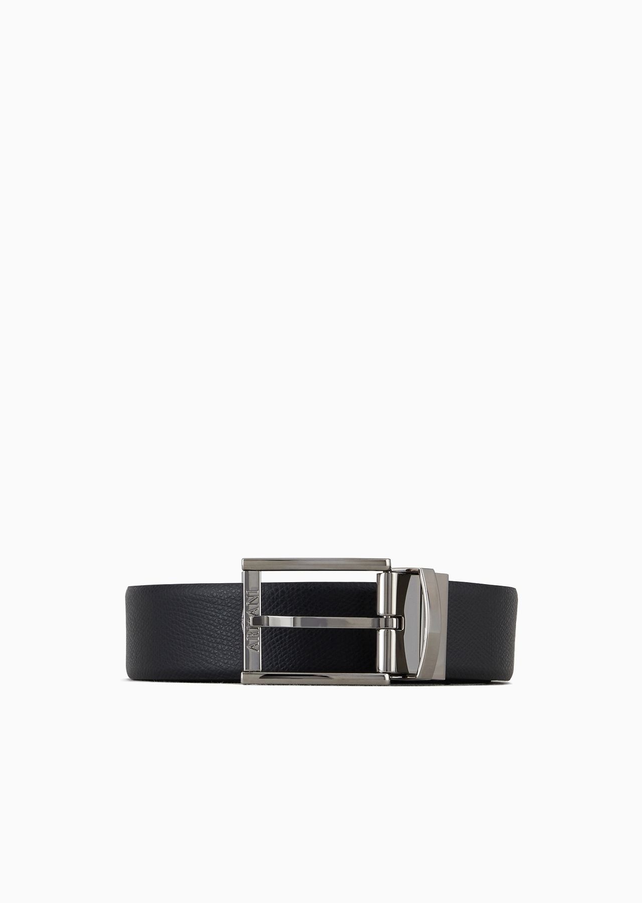 Reversible leather belt with one side in palmellato leather - 1