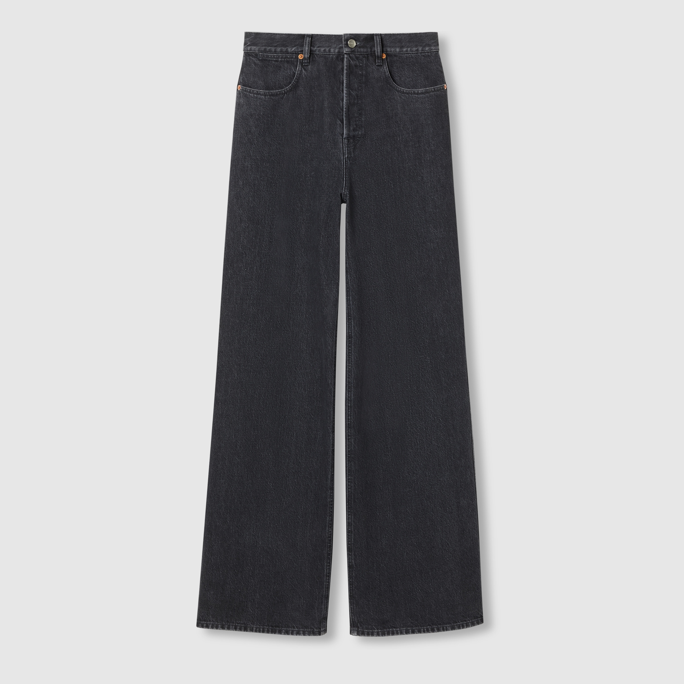 Wide leg denim pant - 1
