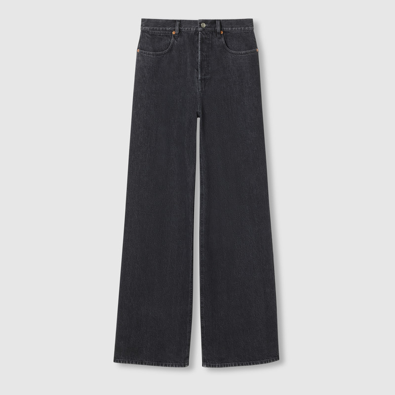 넓은 다리 denim pant 1