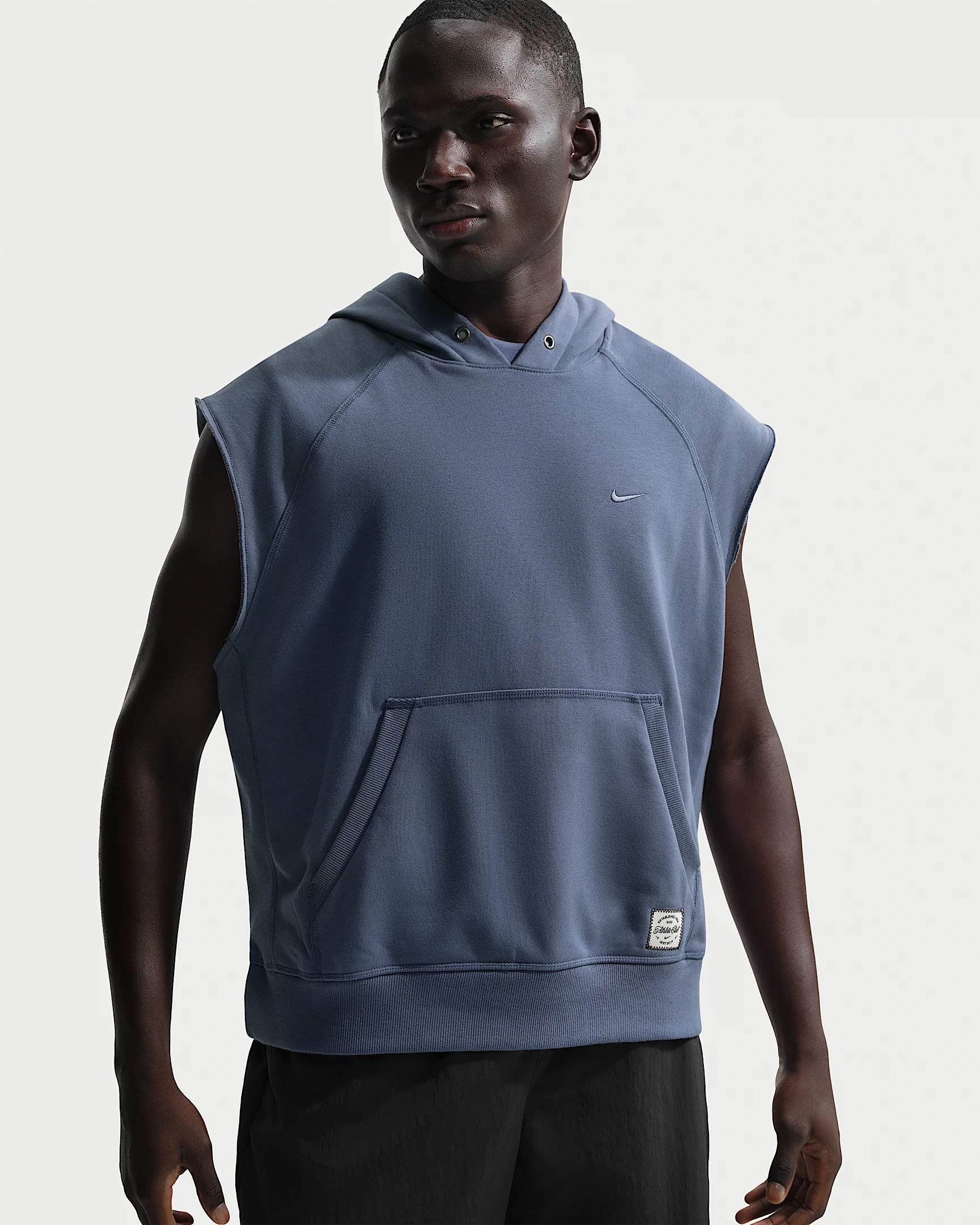 Nike Men's N.A.C. Dri-FIT Fleece Sleeveless Training Hoodie - 1