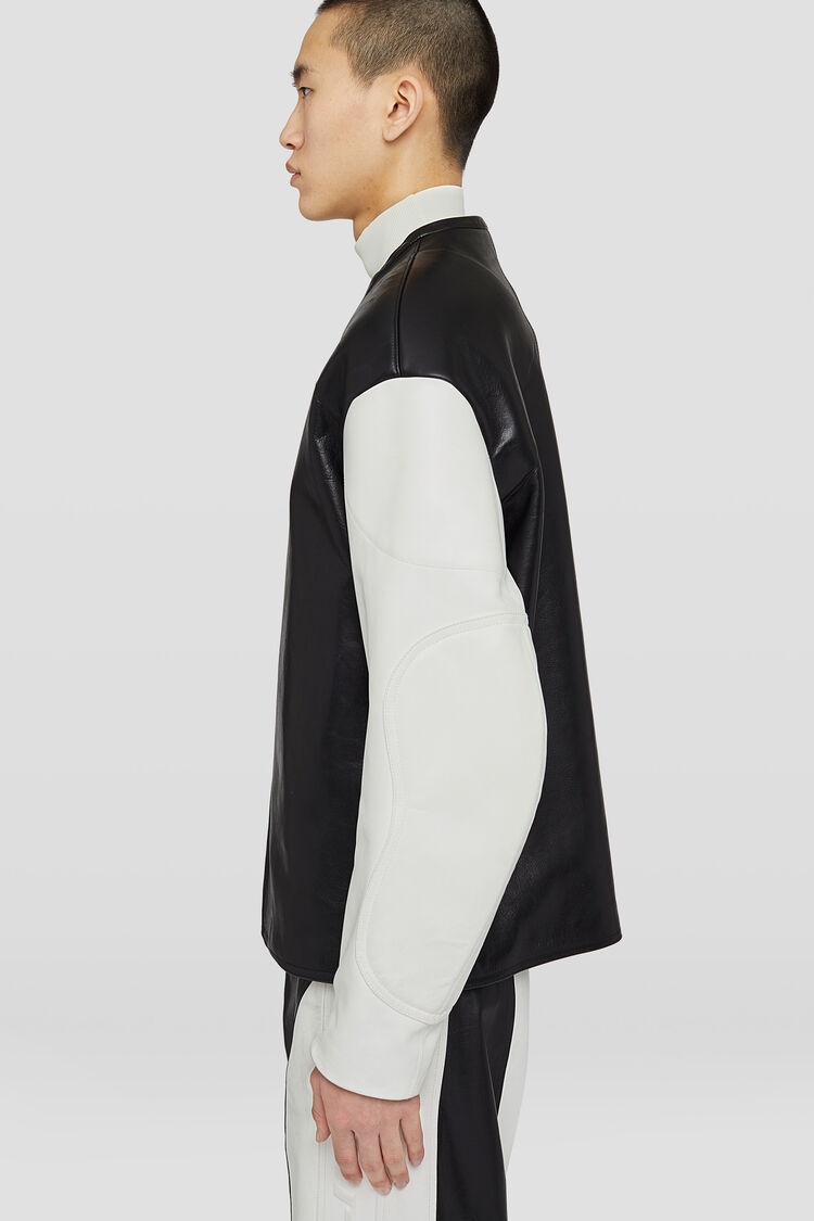 Leather Biker Jacket - 5