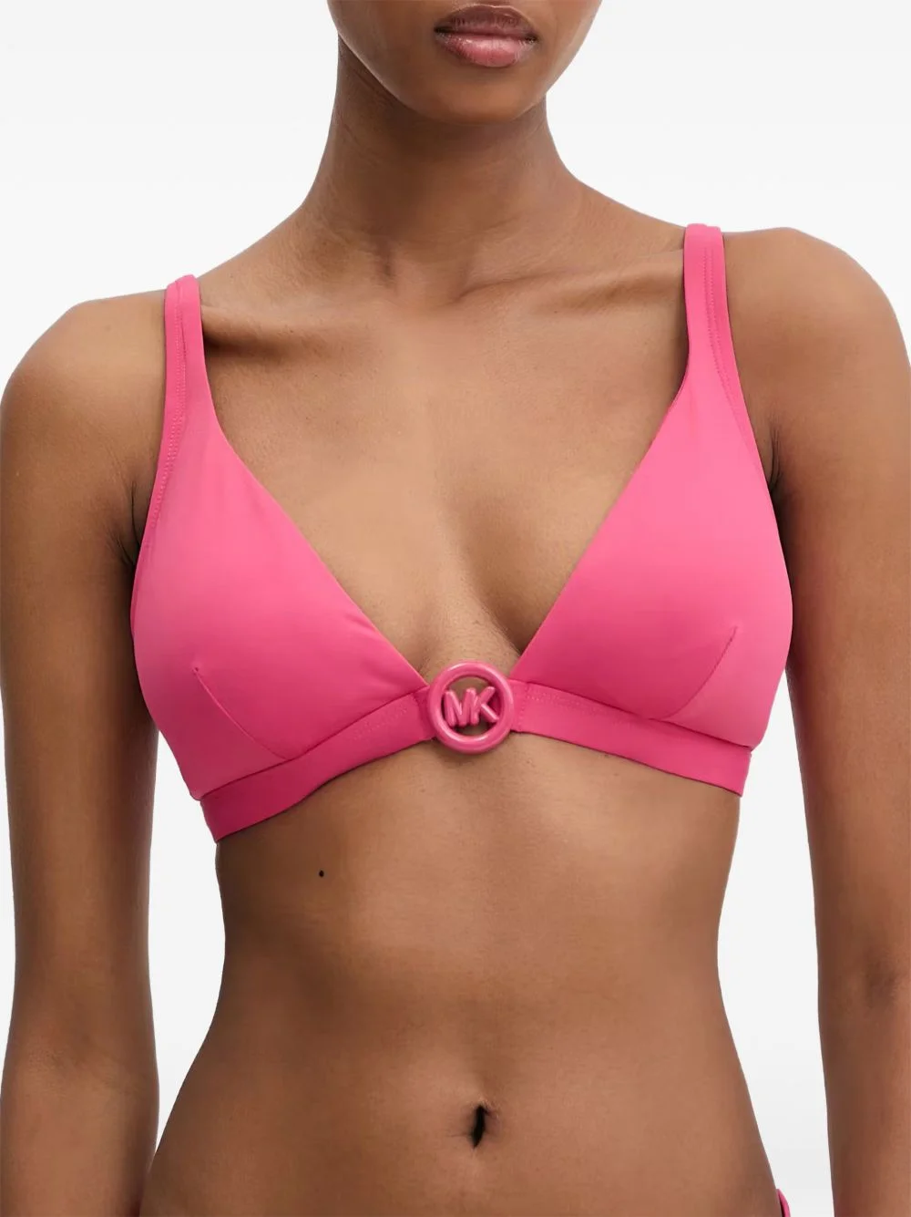 logo-plaque bikini top - 1