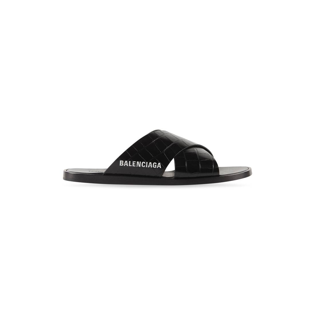 Men's Cosy Sandal in Black/white - 1