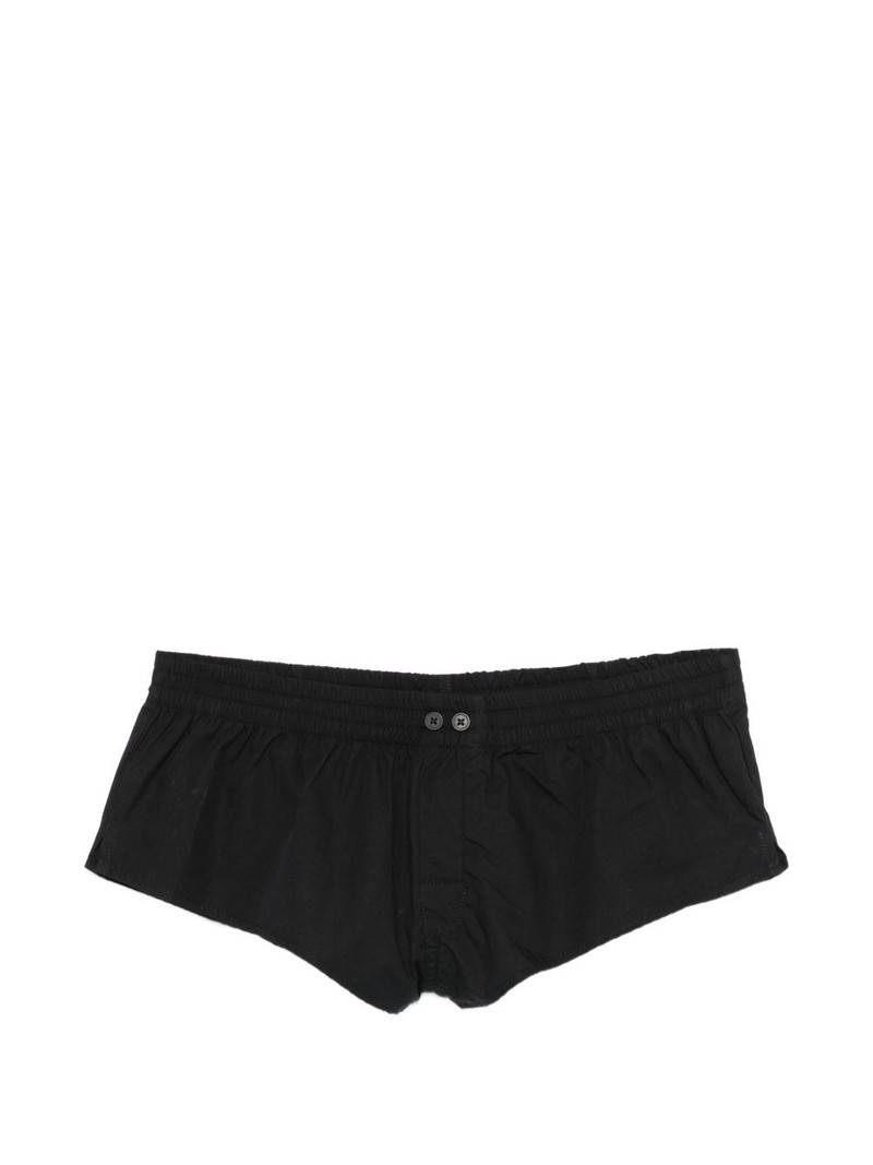 elasticated-waistband shorts 1