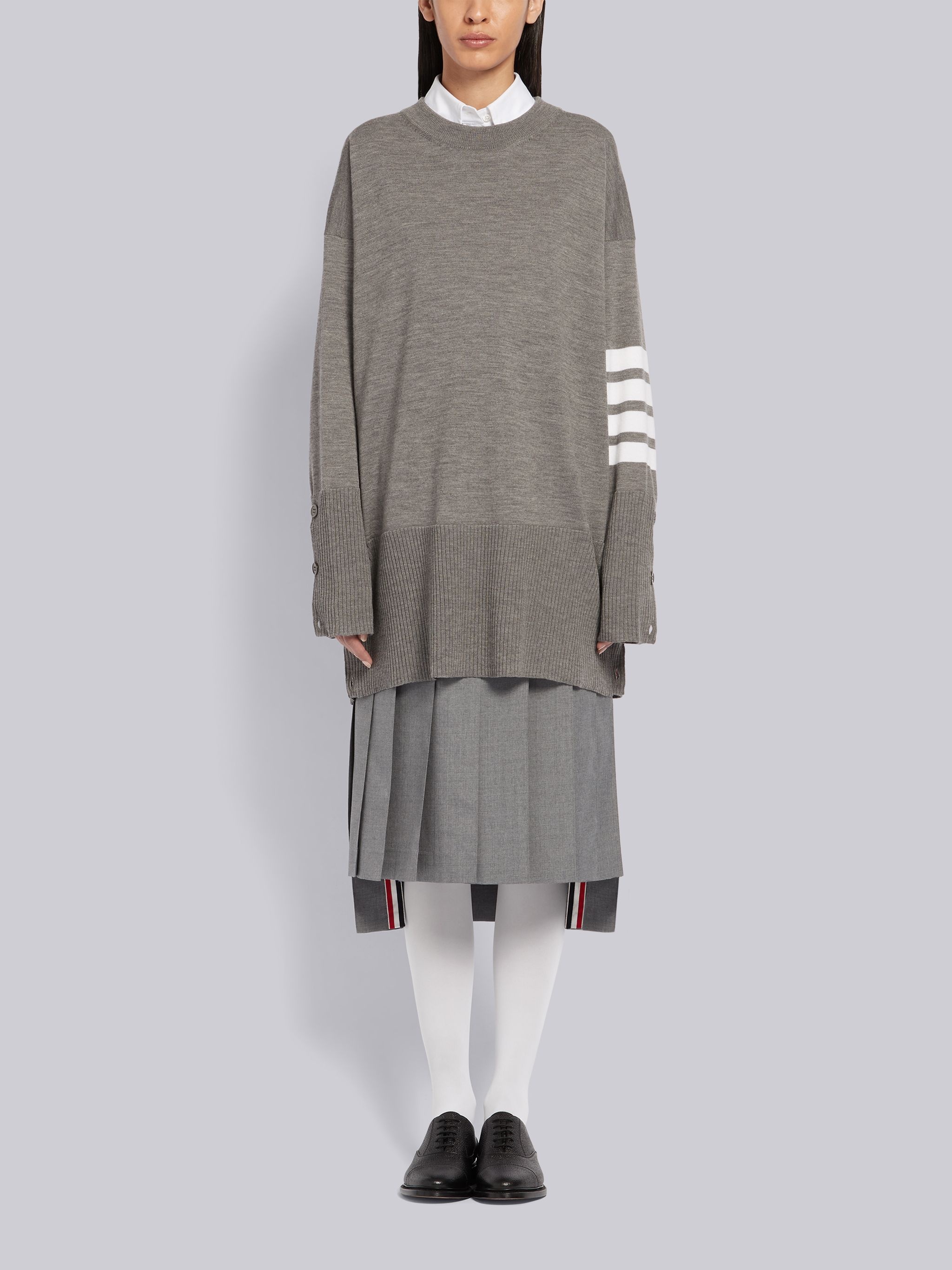 4-Bar Oversized Pullover - 4