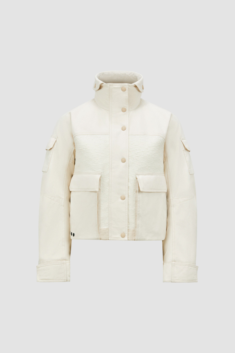 Soignes Bouclé & Cotton Short Down Jacket 1