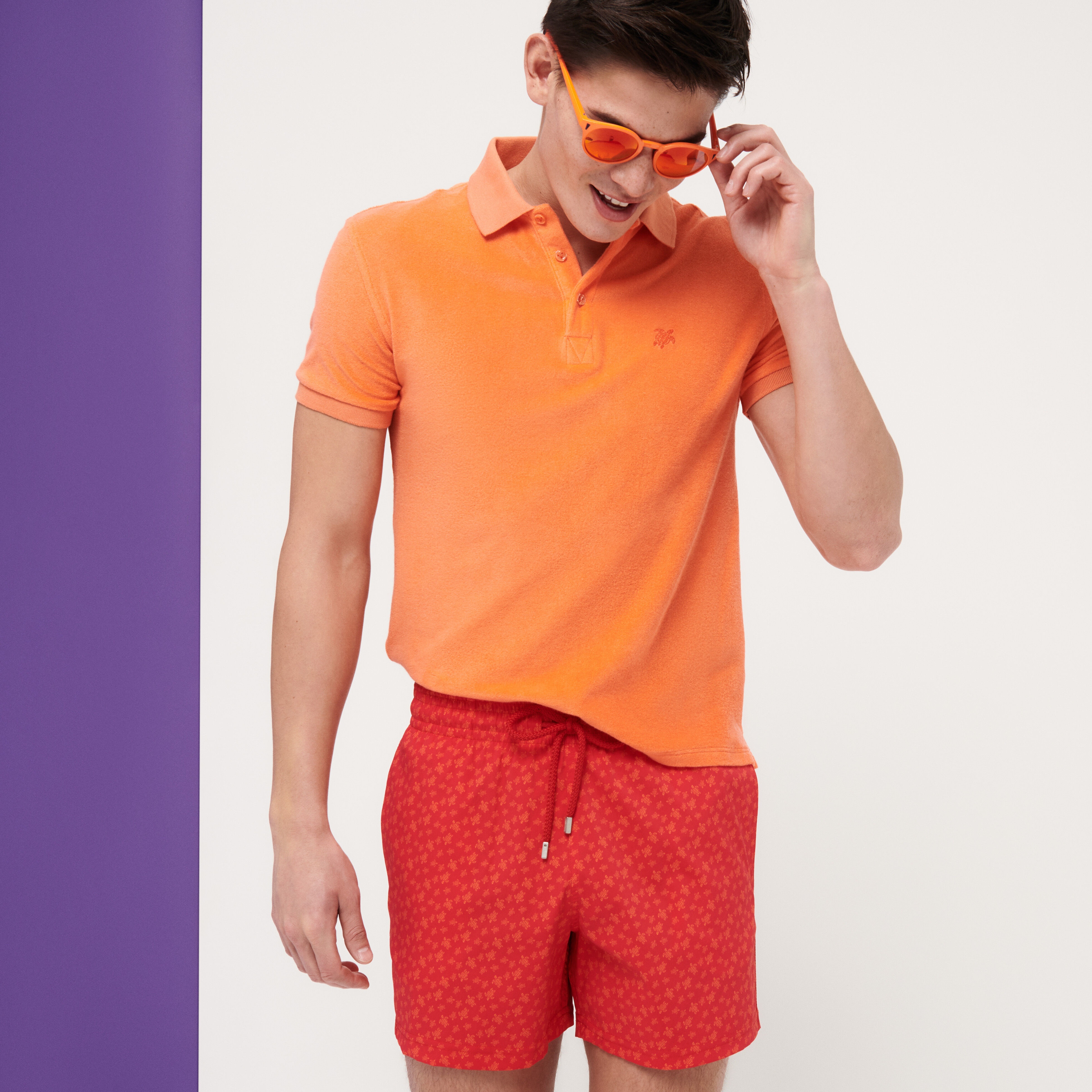 Men Terry Polo Shirt Solid - 6