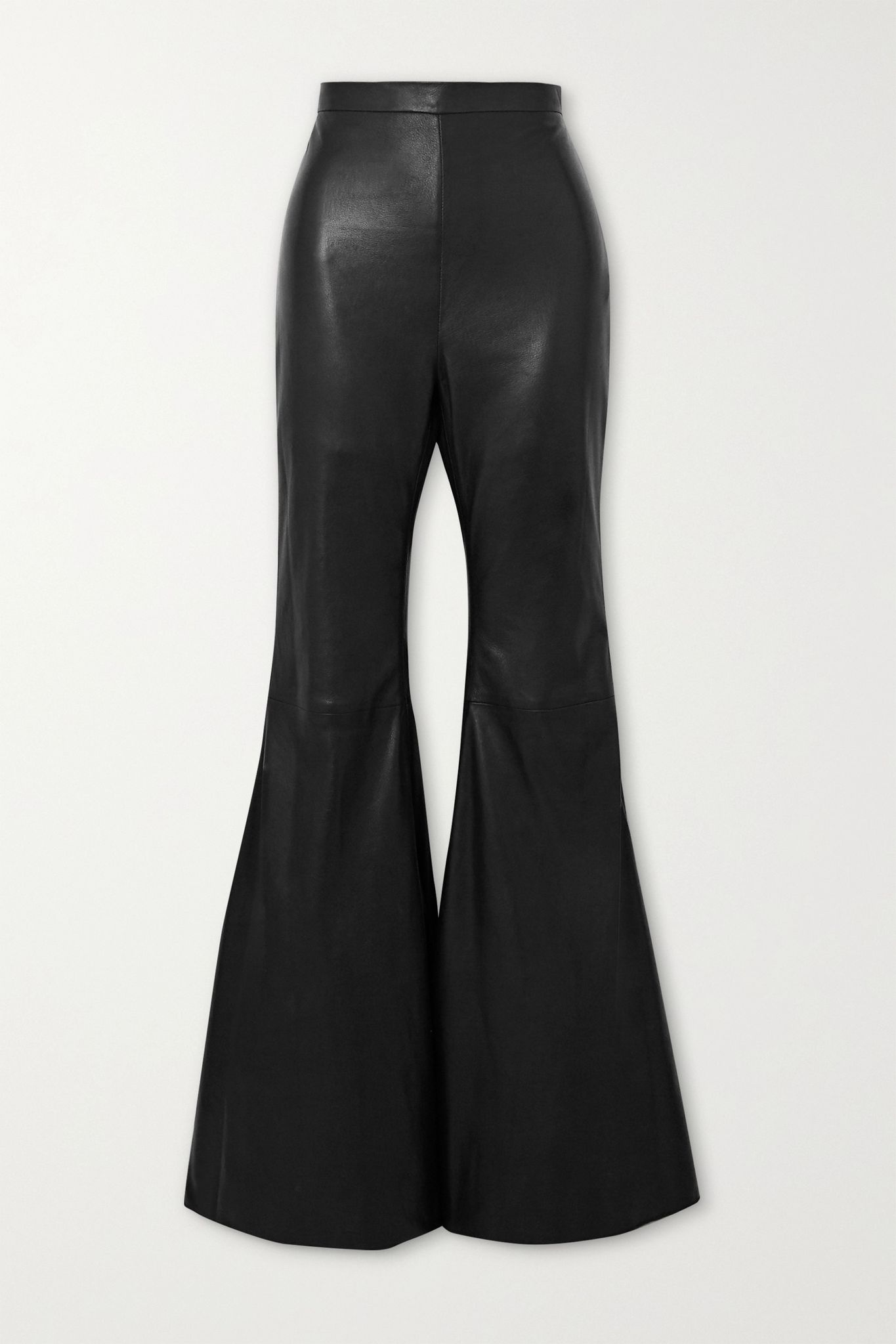 Leather flared pants - 1