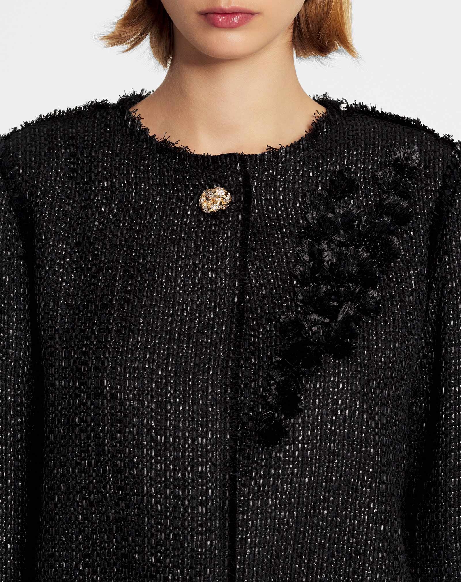 EMBROIDERED CROPPED JACKET - 5