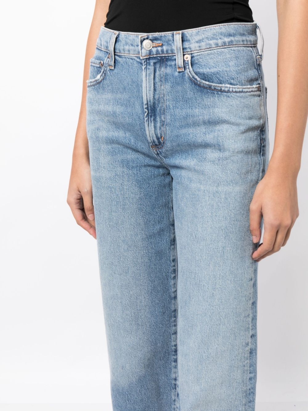 Harper mid-rise straight-leg jeans - 5