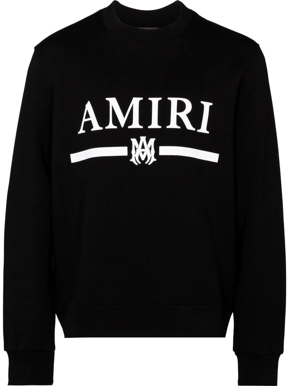 logo-print cotton sweatshirt - 1