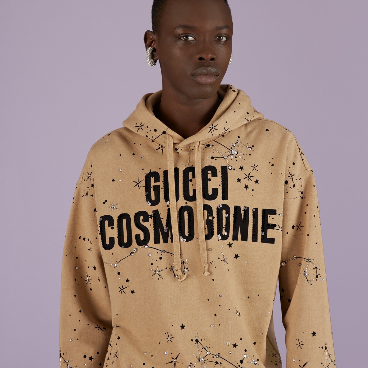 GUCCI 'Cruise 2023 Gucci Cosmogonie' cotton jersey sweatshirt