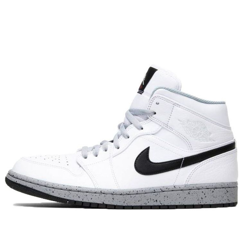 Air Jordan 1 Mid 'White Cement' 554724-115 - 1